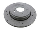BMW 5 Series 2004-2010 Brake Disc - Zimmermann Sport Z Cross Drilled 34216864061