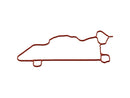 Volkswagen Beetle, Jetta, Golf, Atlas, Passat, GTI & More 2013-2025 Gasket - Elring Klinger 06K103484B