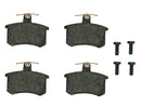 Audi A4, A8 1997-2002 Brake Pad Set - Hella Brake Systems 4D0698451G