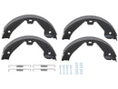Land Rover Range Rover 2003-2012 Parking Brake Shoe Set - Textar SFS000051