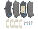 Mercedes-Benz S-Class, C-Class 2014-2023 Brake Pad Set - Hella Brake Systems 0004204504