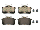 Audi A8, TT, S8, Volkswagen R32 2000-2006 Brake Pad Set - Textar 1J0698451L